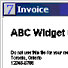 Invoicing Screen